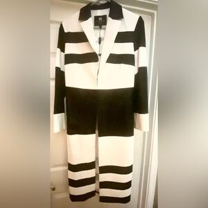 Designer Martha DeBayle x Ivonne Black/White stunning statement jacket